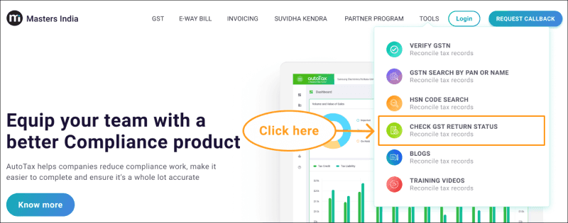 Check GST Return Status