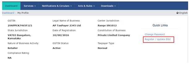 Digital Signature Certificate