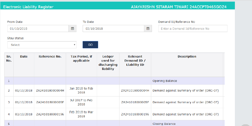 DRC-07 in GST