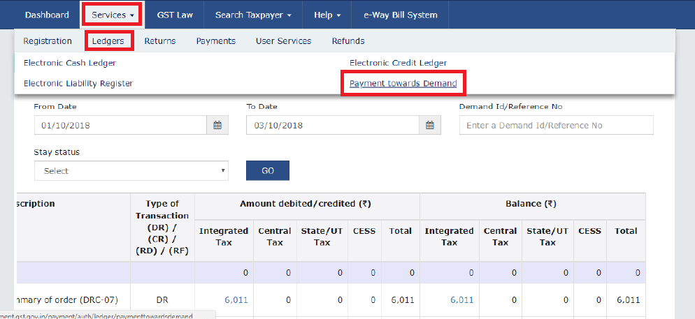 DRC-07 in GST